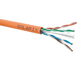 Kabel instalacyjny Solarix CAT6 UTP LSOHFR B2 ca s1 d1 a1 500m SXKD-6-UTP-LSOHFR-B2ca