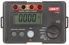 Miernik cyfrowy rezystancji uziemień, potencjału ziemi (gleby) UT-522