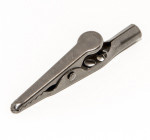 Zacisk krokodylkowy 10A izolowany 8mm Czarny Mueller Electric