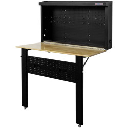 Holzmann WB120FOLD Foldable workbench Robust hardwood top for heavy-duty tasks