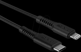 31288 Sync and charging cable, USB-C > Lightning, MFi, 3 m