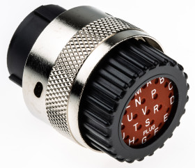 Złącze wielostykowe przemysłowe 19-pinowe Montaż na kablu Wtyczka ITT Cannon