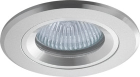 Oczko 50W/12V MR16 IP20 okrągłe stałe aluminiowe AXL DSO50-AL GXPA001