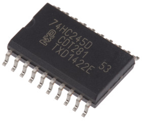 Nadajnik/odbiornik magistrali 74HC245D,652, 1 Nadajnik-odbiornik magistrali HC, 8-Bit Nieodwracana 20-Pin SOIC