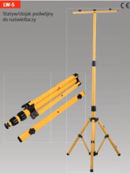 Statyw - stojak podwójny do lamp halogenowych / naświetlaczy / projektorów LW-S