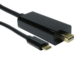 Kabel adaptera, 3840 x 2160, do wyświetlaczy: 1, USB C, USB 3.1, Mini DisplayPort