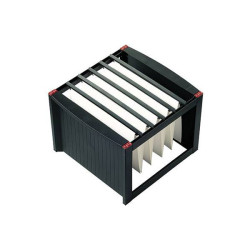 Helit H6110092 Suspension file box Black and Red 1 pc