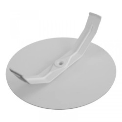 F-tronic Pokrywa sprężynowa zaślepka do puszek instalacyjnych dekiel 60 mm wtykowa 50 sztuk biała E109A 7390016