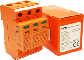 Ogranicznik przepięć fotowoltaiczny DC typ 1+2 (B+C) 3P 1200V 7kA VCX Professional do ochrony paneli solarnych PV