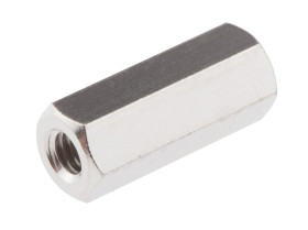 Kołek dystansowy gwint M4 x M4 długość 18mm Mosiądz Żeński/żeński Sześciokątny Essentra