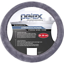 Petex 433110803 Design 1108 Steering wheel cover Silver 36-38 cm Interior