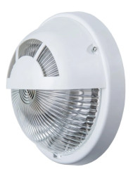 Oprawa EMOTION, E27, 60W, biała-polipropylen, klosz przeźroczysty-poliwęglan, IP44, osłona, IK10 A2250-P