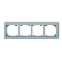 DECO Ramka poczwórna DECO Pastel Matt lazurowy 48DR-4
