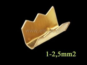 Złącza zaciskowe ząb rekina; kształt zęba; 2,5mm2