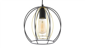 Kinkiet Lampa Ścienna Sola Kolor Czarny/Złoty Metal, G9 Ip20 91061-N Zuma Line