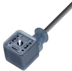 GAN21LU-A0U-6090500 gniazdo 2+PE, przewód PVC 3x0,75mm, dł. 5m, Hirschmann, 934 889-071, 934889071, VAD/GAN/GDM-K