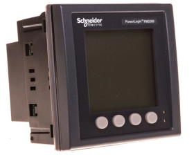 Miernik parametrów sieci (U, I, P, Q, f, PF, E) 5/1A przekładnik 100-415V AC Ethernet Modbus tablicowy 96x96mm METSEPM5560