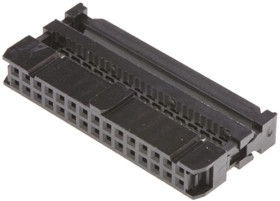 Złącze IDC 30-pinowe 2-rzędowe raster: 2.54mm Żeński Montaż na kablu Amphenol Communications Solutions