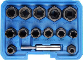 Kunzer 7SA14.1 Ekstraktor 8 - 19 mm 5/16", 1/2", 7/16", 3/8", 1/4", 9/16", 5/8", 11/16", 3/4" 3/8"