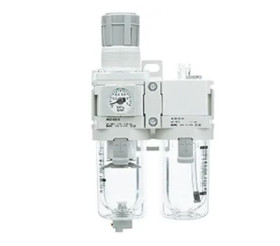 Smarownica z reduktorem i filtrem, Automatyczny, G 3/8, 5μm, AC30A, SMC