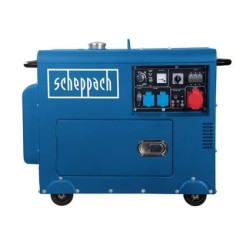 Agregat Generator prądotwórczy Scheppach SG5200D DIESEL 5000W, AVR, 2x 230V, 400V, 12V, SCH5906222903