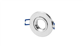 Led Line Oprawa Sufitowa Mr11 Okrągła Ruchoma Srebro Szcz