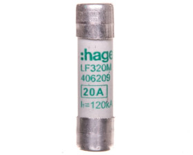Wkładka bezpiecznikowa cylindryczna 10x38mm 20A aM 400V LF320M
