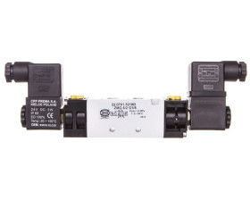 Zawór rozdzielający 24V DC 1MPa ZMG 5/2 G1/8 22.0701.5218B