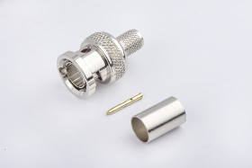 Złącze koncentryczne Montaż na kablu Męski 75Ω typ złącza Złącze BNC 6GHz Połączenie zagniatane typ kabla 1694A
