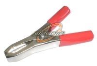 KROKODYLEK DO AKUMULATORA 50A CZERWONY