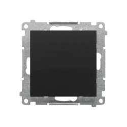 Simon 55 Zaślepka ramki (moduł). Mocowanie za pomocą łapek lub wkrętów Czarny mat TPS.01/149
