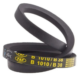 Pas napędowy, profil B, materiał: PET, guma, 17mm x 11mm x 965mm, RS PRO