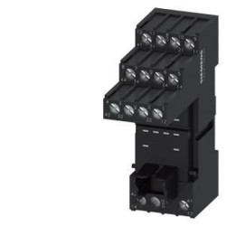 Podstawa przekaźnika PT ze stykami 4P z separacją logiczną szer. 28mm przył. śrubowe LZS:PT78742