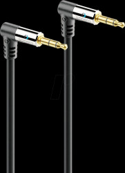 S-AC520-005 sonero 0.5-m audio cable with 3.5-mm jacks, 2x 90°