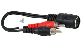 PRZEWOD DIN-GN 2XRCA-WT