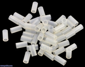 Pololu Nylon Spacer: 8mm Length, 4mm OD, 2.7mm ID (50-Pack)