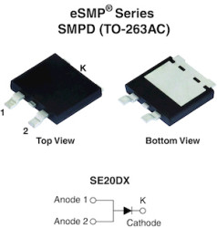 SE20DJ Surface-Mount ESD Capability Rectifiers