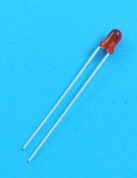 LED 3mm RED MIGAJĄCY MATOWA 50-99mc