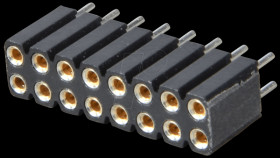 115-3-016-0-MTF-XS0 Precision sockets 2.54 mm, 2X08, straight