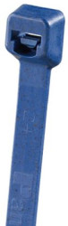 Cable tie, releasable, PP, (L x W) 203 x 3.4 mm, bundle-Ø 3.3 to 51 mm, dark blue, -40 to 115 °C, PLT2I-C186
