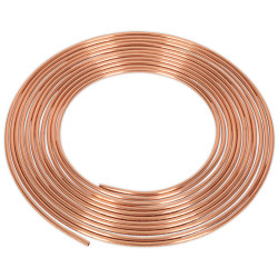 Sealey CBP002 Brake Pipe Copper Tubing 22 Gauge 3/16&quot; x 25ft BS EN 12449 C106