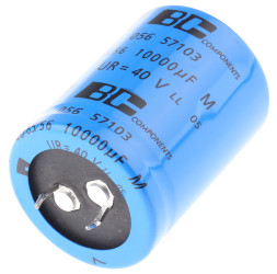 Kondensator 10000 μF 40 V dc Montaż zatrzaskowy Vishay roztaw: 10 mm