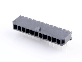 Molex Listwa kołkowa, męska, do wbudowania, standardowa Ilość pinów 11 Wymiary siatki: 3.00 mm 436501103 1 szt. paleta