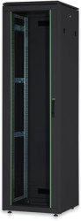Server cabinet, 26 U, (H x W x D) 1342 x 600 x 800 mm, IP20, sheet steel, black, DN-19 26U-6/8-B-1
