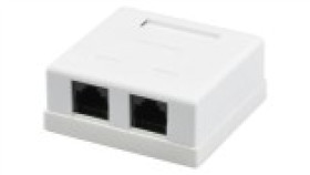 Gniazdo Utp Kat.5E 2 X Rj45 Kompletne Nt Cu.Gn.00140