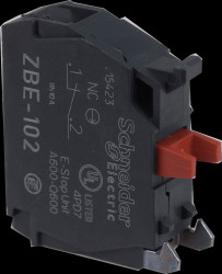 ZBE102 Auxiliary switch block for XB4, XB5, 1 NC contact