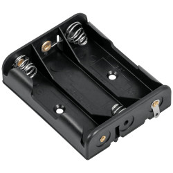 Koszyk na baterie 3 x AA płaski