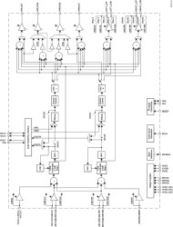 Low-Power Stereo Codec with 6 Inputs, 6 Outputs, Speaker/HP Amp and Enhanced Digital Effects