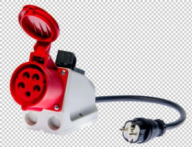 Adapter gniazd trójfazowych 16A przełączany WAADAPAT16PR