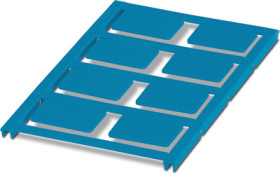 PA device marker, (L x W) 17.6 x 27 mm, blue, sheet with 8 pcs, 0830288